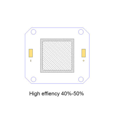 40 * 46MM 385nm 395nm UV LED 100W COB LED Chip do systemu utwardzania UV