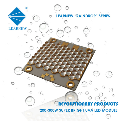 Niska odporność termiczna 200W UVA UV LED Chips 35x35mm 365nm 385nm Długość fali