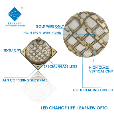 R15MM 100W UV LED Chips 2100mA High Power UV LED Soczewka ze szkła kwarcowego