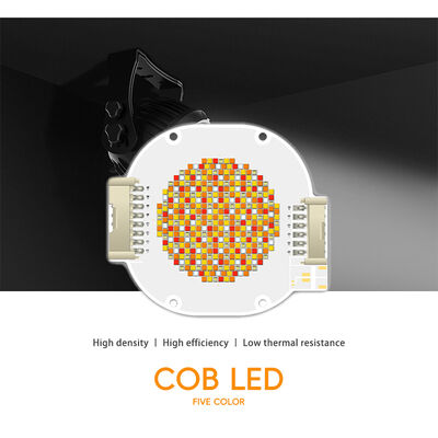 Komercyjna wysokiej mocy 2100W RGBCW COB LED Chip 80*98MM z 3-letnią gwarancją na światło fotograficzne