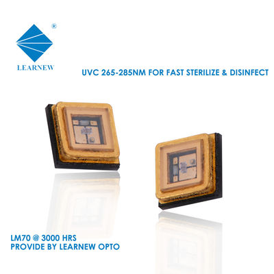 Moc optyczna 35mw UVC LED Chip 150ma 200ma 254nm 2W Dioda LED