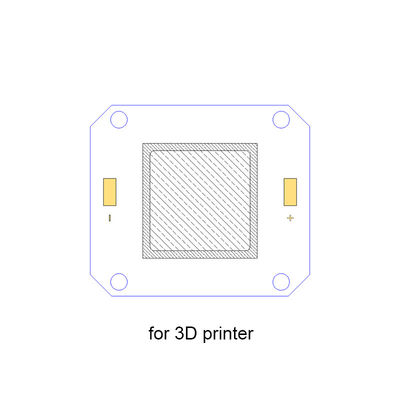 20W 385nm UV LED Chips do drukarki 3D, High Density 4046 COB LED Chip