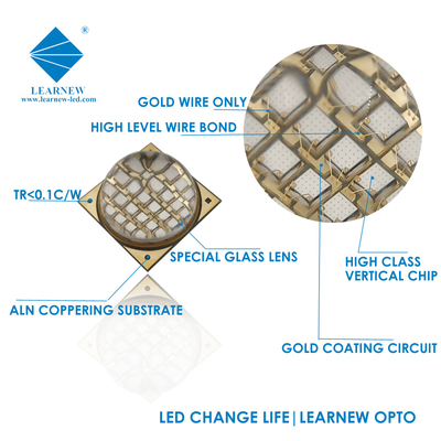 1616 UVA LED Chips Wysoka wydajność 100w 48-54v 365nm 385nm 395nm 60-90deg Dla drukarki 3D