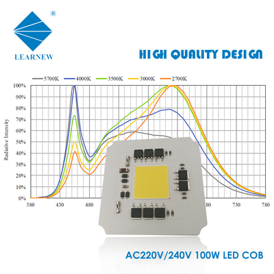 Niestandardowe układy LED AC COB 120V-277V 7070 100W 110-120lm/W COB