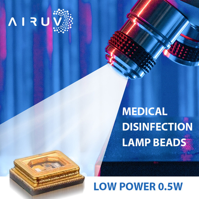 Wąska długość fali 265nm 285nm UVC LED Chip Niska odporność termiczna
