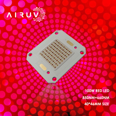 Fabryka Shenzhen 3535 4046 rozmiar 100w 660nm 150w HIGH POWER IR LED COB Chip do ochrony skóry Wirtualna rzeczywistość