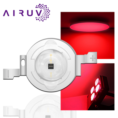 2w Czerwony Kolor Smd Led Chip 620nm 630nm Do Led Grow Light / Plant Light