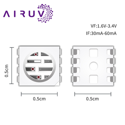 SMD5050PIR2 SERIES Chipy wysokiej mocy 0,3w 585-595nm 840-850nm 80-100mW do kamer i druku 3D