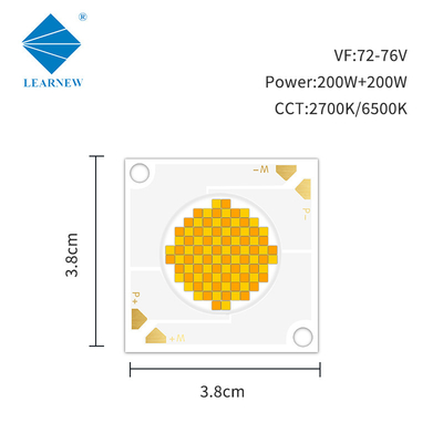 200W 200W COB LED Chip CRI95 Dwukolorowe diody COB z podwójnym przyciemnianiem CCT 2700K 6500K