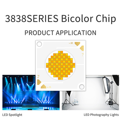 200W 200W COB LED Chip CRI95 Dwukolorowe diody COB z podwójnym przyciemnianiem CCT 2700K 6500K