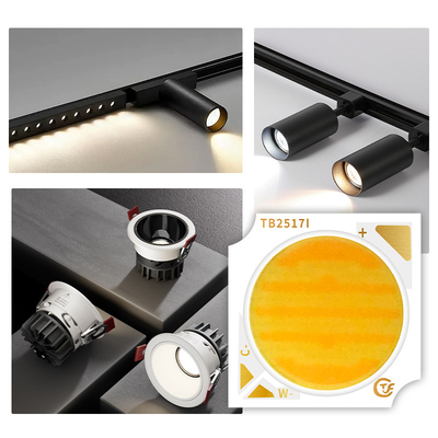 19x19MM COB LED Chip 2800K/6500K Regulowalna CCT 18W 25W Ra90 dla lampy fotograficznej