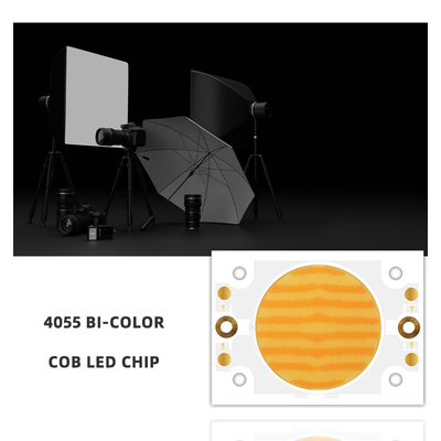 200w 200w Dual Color Cob Led Chip 4055 dla światła fotograficznego o wysokiej mocy