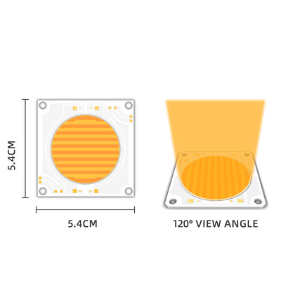 5454 Zgaszacz 200w 150w Cob Led Chip Dwubarwna temperatura 2700k 6500k 51-53v 57-60v