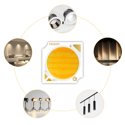 Podwójne kolory COB LED Chips 1919 18W 25W 30W z CCT 620nm/460nm/520nm i VF 36-38V