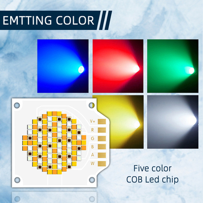 Pięć w jednym pełnokolorowy Cob Led 250W~350W 3538 2700K 6500K RGBCW Led cob chip 24-26V