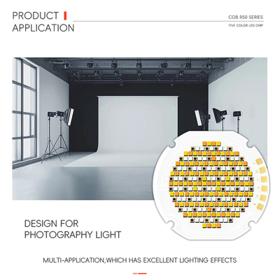 Zastosowany Ceramic Smd Led R50 Chip 2700K 6500K 300W-70W specjalny kąt 30 60 90 120 stopni IF 1-4A VF 42-46V