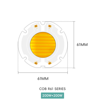 AC 51-53V 2700K-6500K Całospektrowy LED Chip 200w AC COB LED Chip