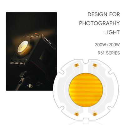 Wysokiej mocy 200W R61 60X60MM 34MM LED COB Chip Bi Color Flip Chip dla światła scenicznego CCT 620nm/460nm