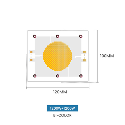 Wysoka moc światła czerwony Ciepły biały + dodatni biały 18a-21a 1200w +1200w smd led chip 120*100 COB Chip światło fotograficzne