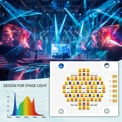 RGBCW Five Color COB LED Chip 180W 2700k 6500k 4050 Chipy fotograficzne COB