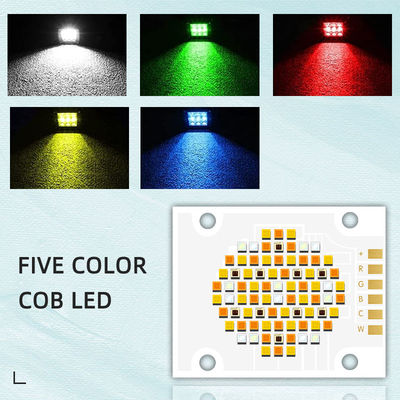 180W wysoki CRI 95 RGBWC Pięciokolorowy COB LED Chip dla DC 21v 24v 26v 36v 48v High Power LED