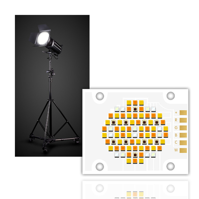 180W RGBCW COB LED Chips for Photography Lights 5 kolorów w 1 EMIT SIZE 32MM Wysoki CRI 95
