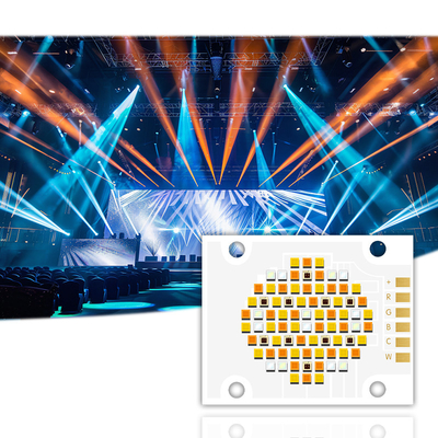 180W RGBCW COB LED Chips for Photography Lights 5 kolorów w 1 EMIT SIZE 32MM Wysoki CRI 95