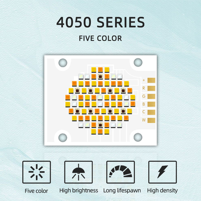 Wysokiej mocy 180W UV LED Light Quartz Lens 4050 SMD Chip 620nm/460nm/520nm/2700K /6500K Five Color COB LED Chips
