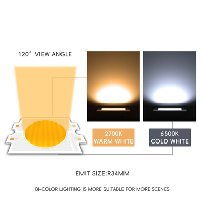 Podwójny SMD Led Epistar Chip 4055 Dwukolorowy Czerwony Biały Kolor Z CCT 2700K/6500K