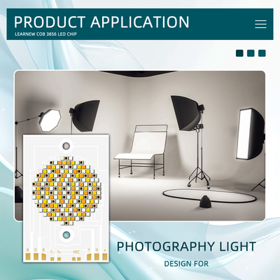 COB 3856 300w CCT 620nm/460nm/520nm/2700K /6500K Kolor COB LED Chip Lamp Beads Diody do lampy fotograficznej