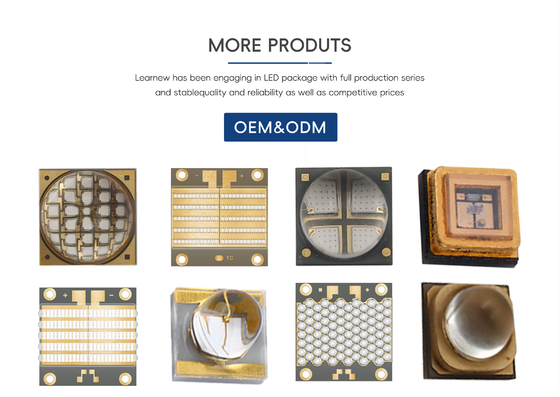 UV LED Chip 1W-50W SMD wysokiej mocy do przemysłowego utwardzania 50000Hrs Żywotność