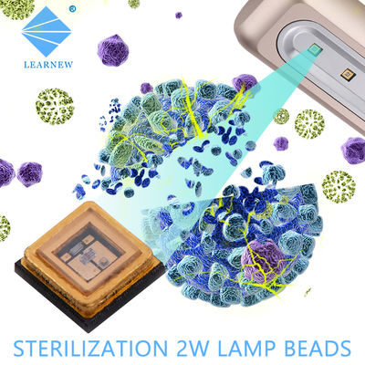 Certyfikat CE 270nm 265nm 275nm UVC LED Chip z soczewką ze szkła kwarcowego dla oczyszczacza wody