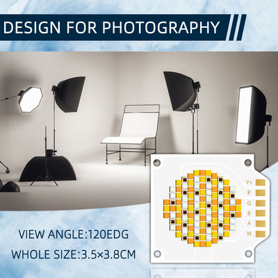 Wysokiej jakości chip LED COB RGBWW 3538 z 2-letnią gwarancją, napięcie wejściowe 24-26V i 10000 godzin pracy do oświetlenia scenicznego LED