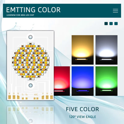 5-w-1 RGBWW COB LED Chip 300W 500W 460/520/620NM do oświetlenia scenicznego i projektów DIY