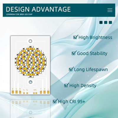 Wysokiej Mocy COB LED Chip 300W 500W RGBWW 38x56mm 110LM/W 2400K-7000K do Oświetlenia Komercyjnego