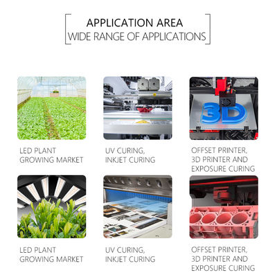 Mocna emisja 10W UVA SMD6868 365nm Fioletowa poświata Chip LED UVA do niewidocznych zastosowań utwardzania UV