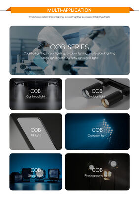 Komercyjna wysokiej mocy 2100W RGBCW COB LED Chip 80*98MM z 3-letnią gwarancją na światło fotograficzne