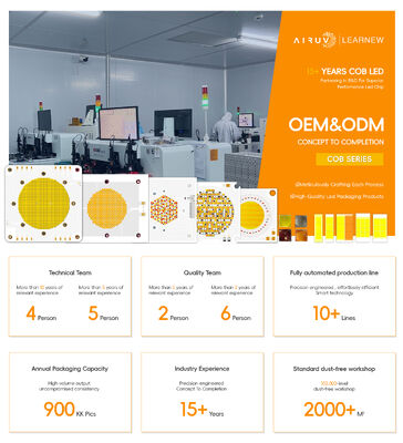 30W+30W DWA-KOLOR 1919 COB LED CHIP DOWNLIGHTS Światła wewnętrzne SPOTLIGHTS 36-38V DIMMABLE CCT Dwa kolory 2700-6500K