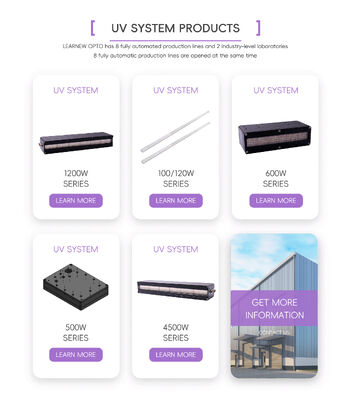 Nowe produkty LED UV 120W UV UVA lampa utwardzająca 365nm 100W 1500mm AC lampa IP20 drukarska LED UV najnowsza technologia