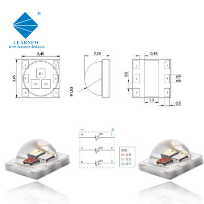 Wysokiej jakości producent chipów LED dostarcza diody LED SMD 3535 do oświetlenia scenicznego LED