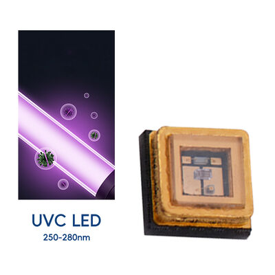 UV UVC 3535 Pakiet 265nm SMD Wysokowydajna SMD 100mA 150mA Dioda LED UVC 1W 255nm 275nm Oczyszczanie Wody Powietrza
