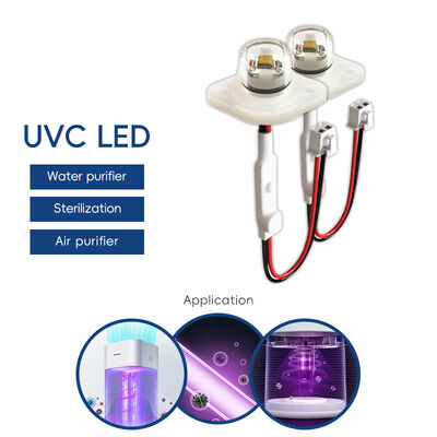 Wysokowydajny moduł LED UV-C ECO 275nm DC12V 0.5W 40mA IP68 DC24V do oczyszczania wody i powietrza 6-10mW