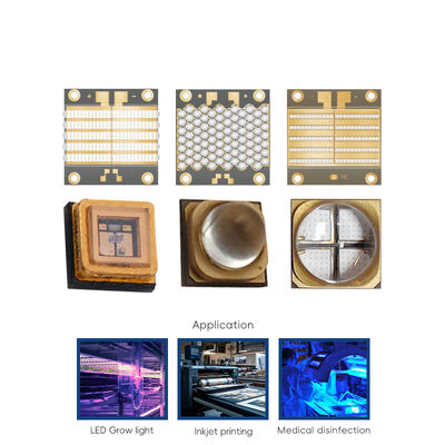 3838 Seria Fotometr opalania medycznego Utwardzanie i powłoka Wrażliwe na światło 340nm 350nm Niestandardowe układy LED UVB COB serii 1w