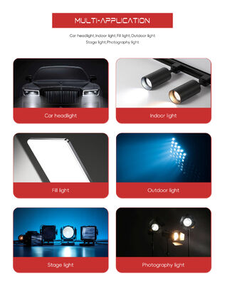 LEARNEW Wysokomocowy Chip LED ALN Miedziowany 3W/2W Spektrum Mieszane 365nm UV i 1600nm IR Kula 120 1.6mm 2.8-3.4V 1800K-700K Ra70