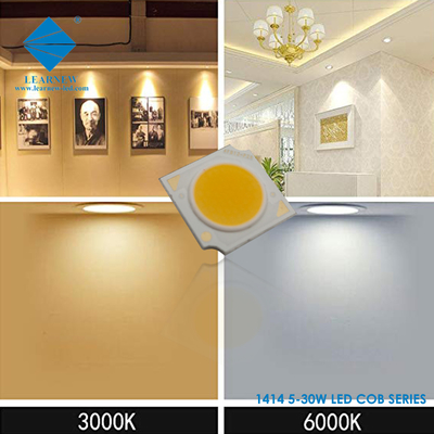 Czipy LED COB serii 1414 3W 5W 9W 15W 2700K 6500K 120-140lm/W R11mm Do reflektorów LED