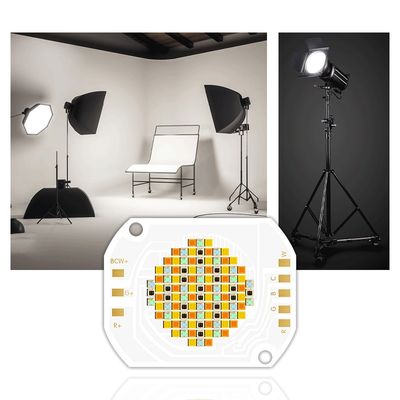 350W Chip LED COB 2700K-6500K RGBCW Pełnokolorowy, regulowany z kątem widzenia 120° do świateł scenicznych i fotograficznych