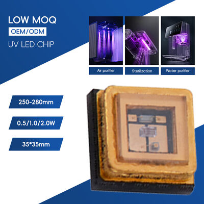 Cena hurtowa UVC SMD LED 0.5W UV Led Chip 265-285nm UVC LED 3535