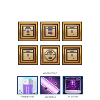 Wysokiej mocy dioda UVC LED 365nm 300W 22*35mm Kąt widzenia 120° 34-38V