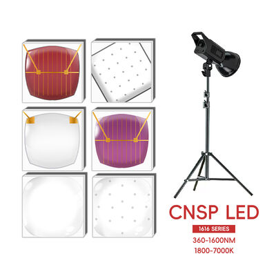 LEARNEW Wysokomocowy Chip LED ALN Miedziowany 3W/2W Spektrum Mieszane 365nm UV i 1600nm IR Kula 120 1.6mm 2.8-3.4V 1800K-700K Ra70