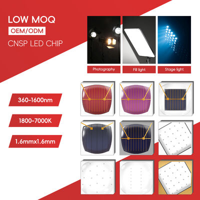 Oświetlenie zewnętrzne LED Lampy samochodowe LED Światło sceniczne 3W CSP CNSP 1616 SMD LED Chips Czyste biały kolor 1000mA 6500K